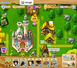 Magic Land wird über Facebook gespielt