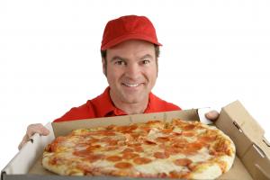 Lieferdienste für Pizza sucht man online
